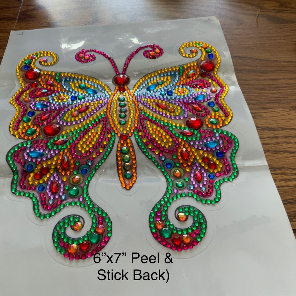 Butterfly Diamond Painting Wall Sticker